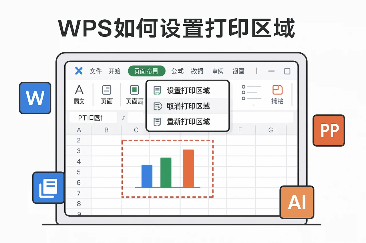 wps如何设置打印区域