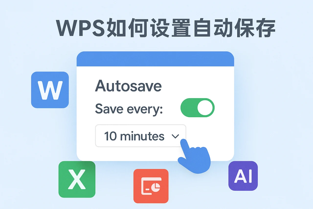 WPS如何设置自动保存