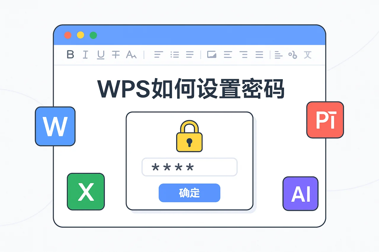 WPS如何设置密码