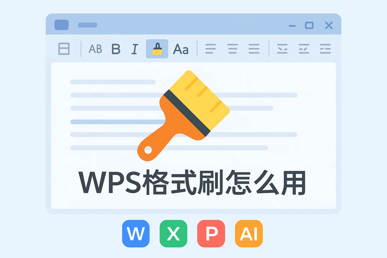 Wps格式刷怎么用
