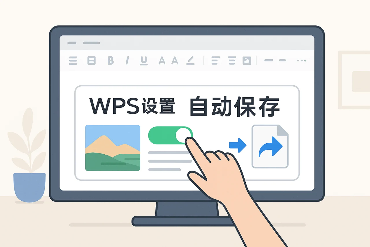 WPS设置自动保存