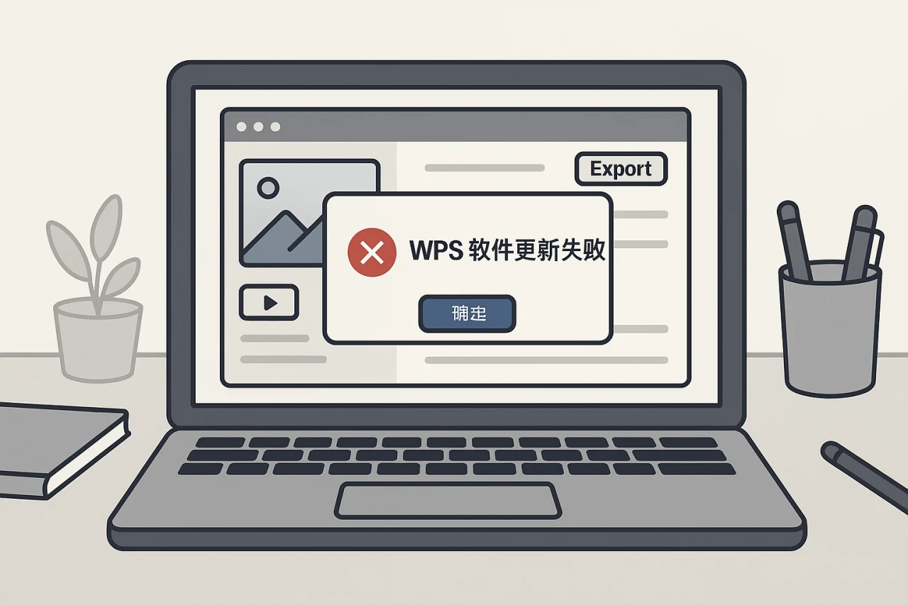 WPS软件更新失败
