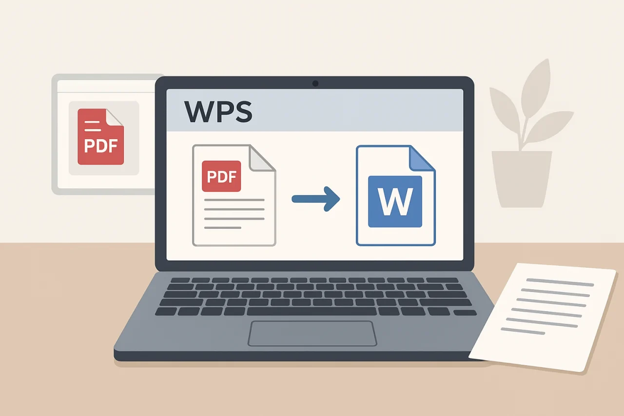 WPS将PDF文档转换为Word文件