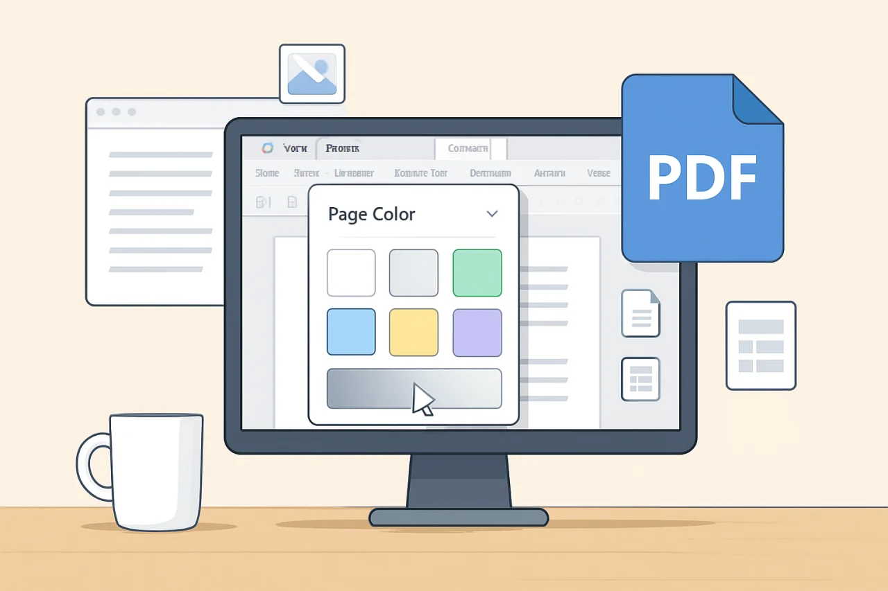 WPS设置页面颜色