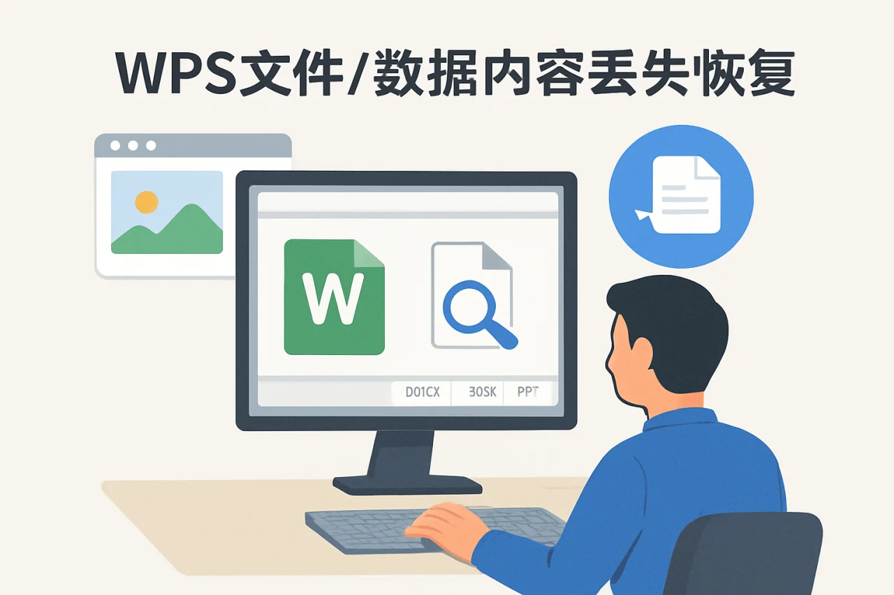 WPS文件/数据内容丢失恢复