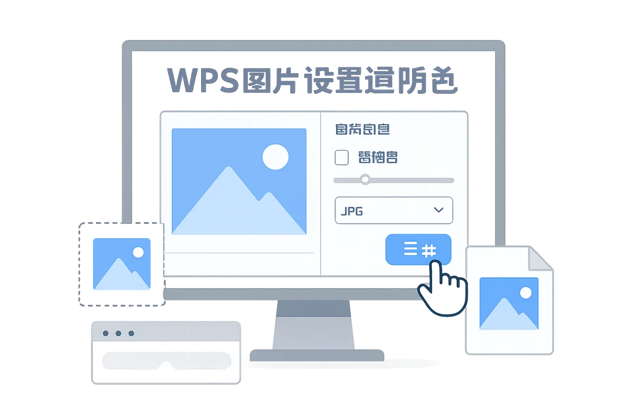WPS图片设置透明色