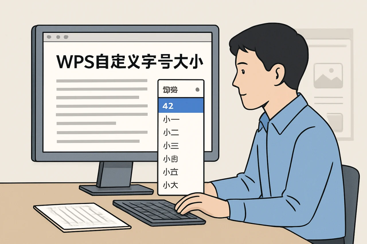 WPS自定义字号大小