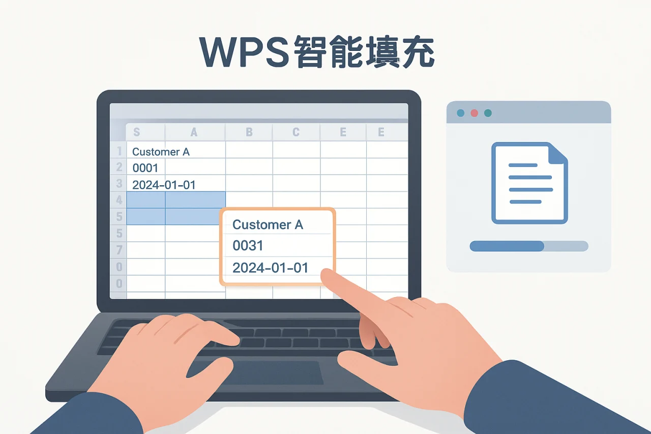 WPS智能填充