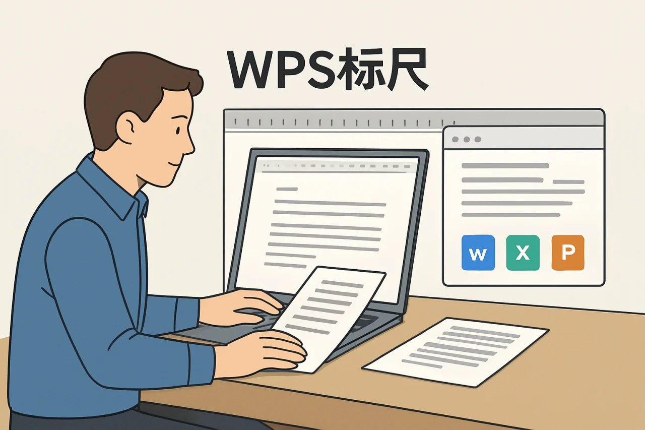 WPS标尺