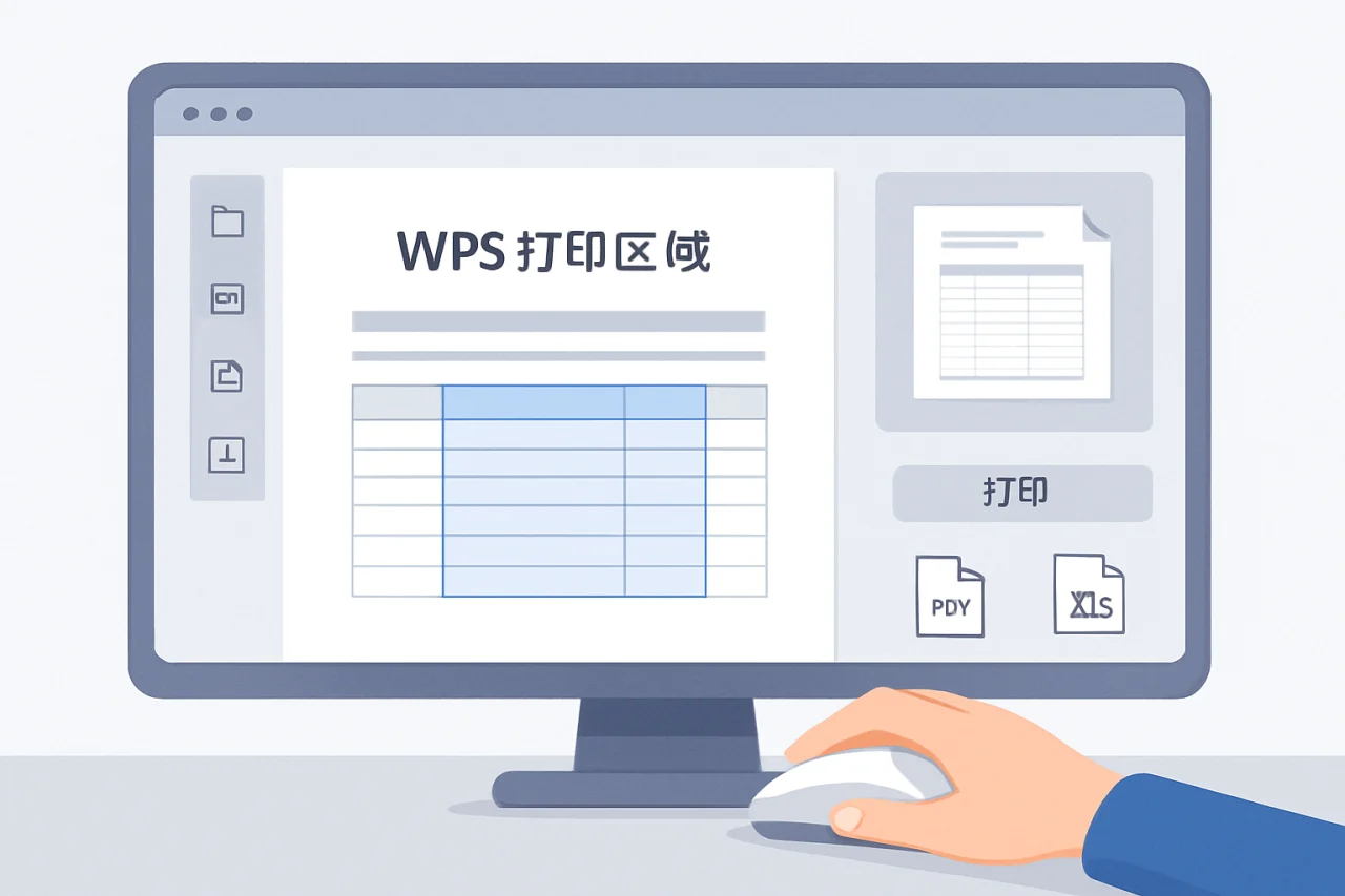 WPS打印区域
