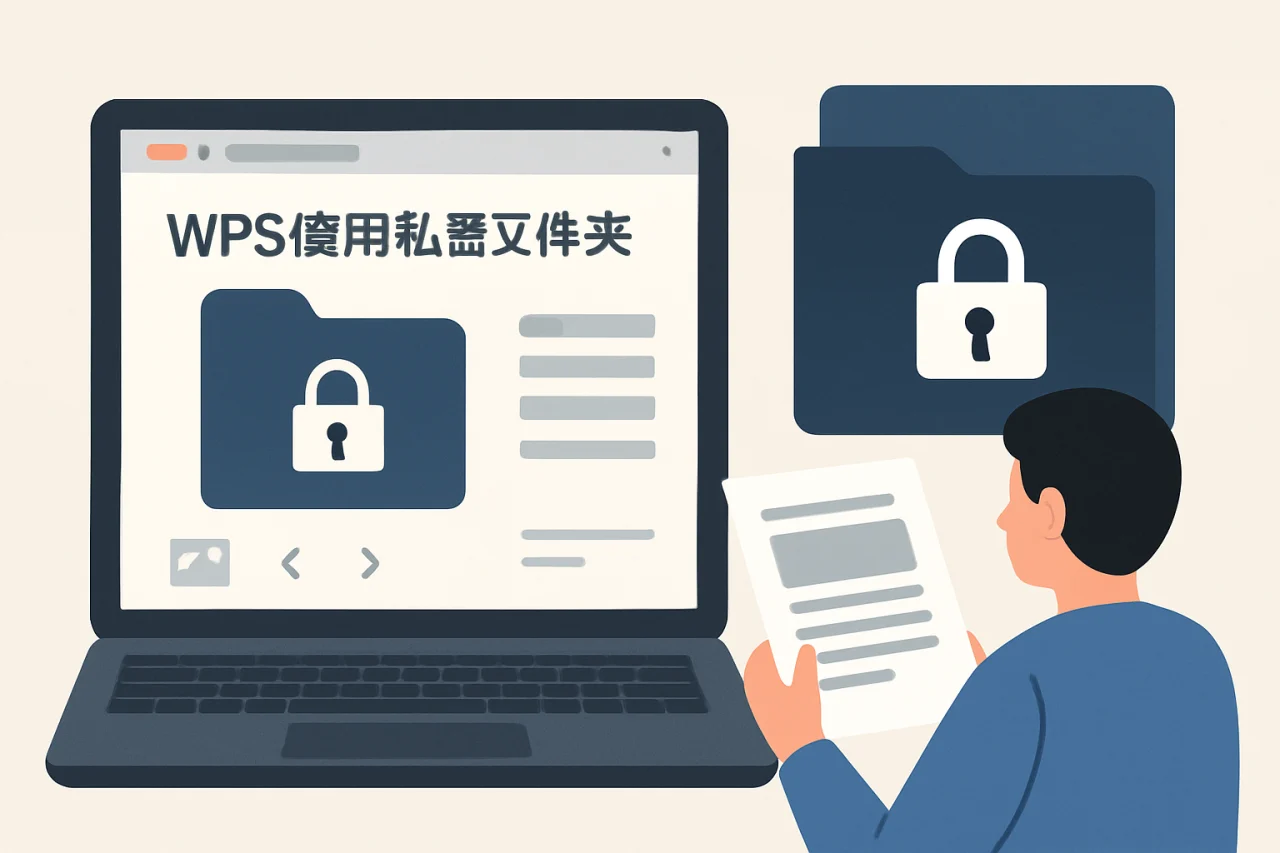 WPS使用私密文件夹