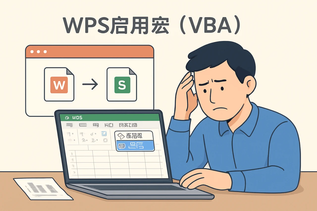 WPS启用宏（VBA）