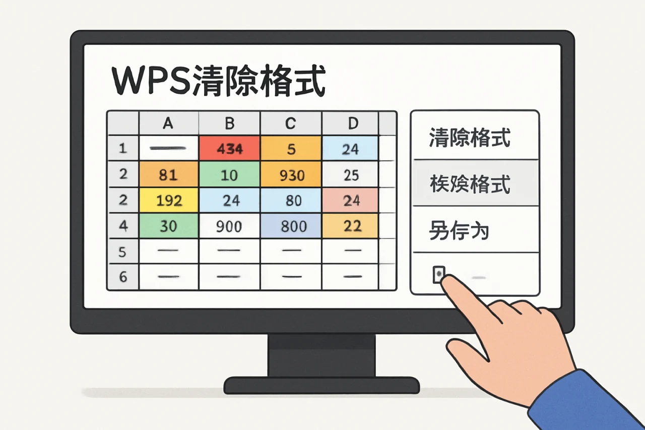 WPS清除格式