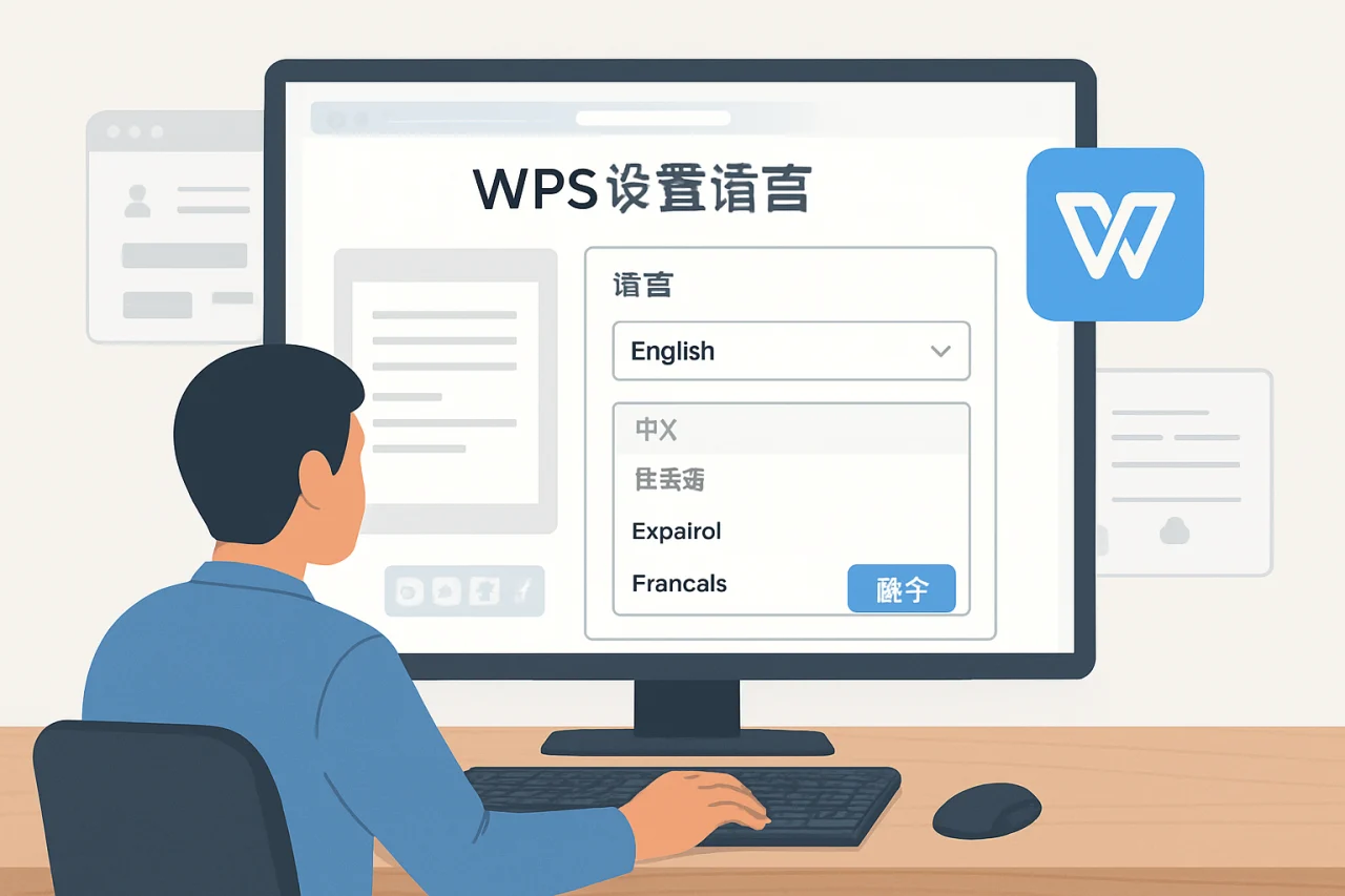 WPS设置语言