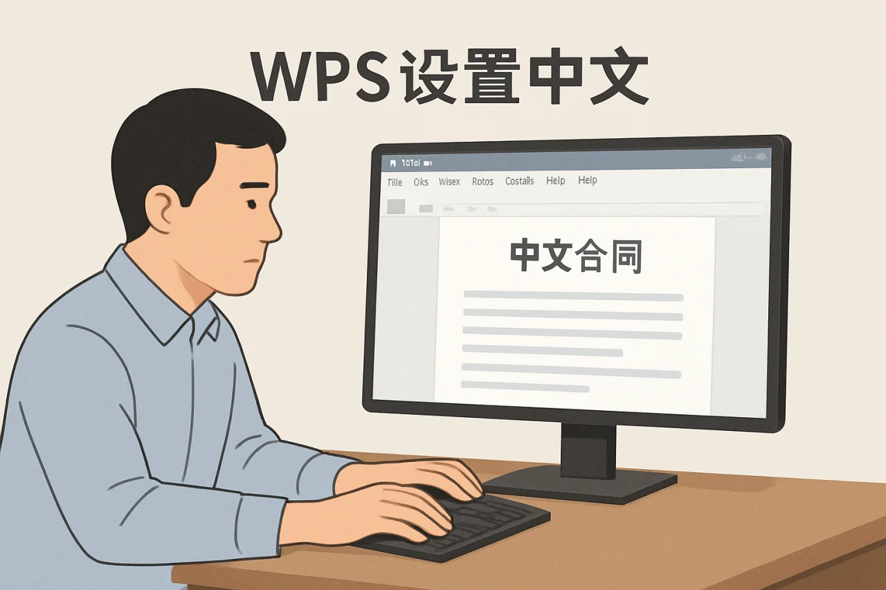 WPS设置中文