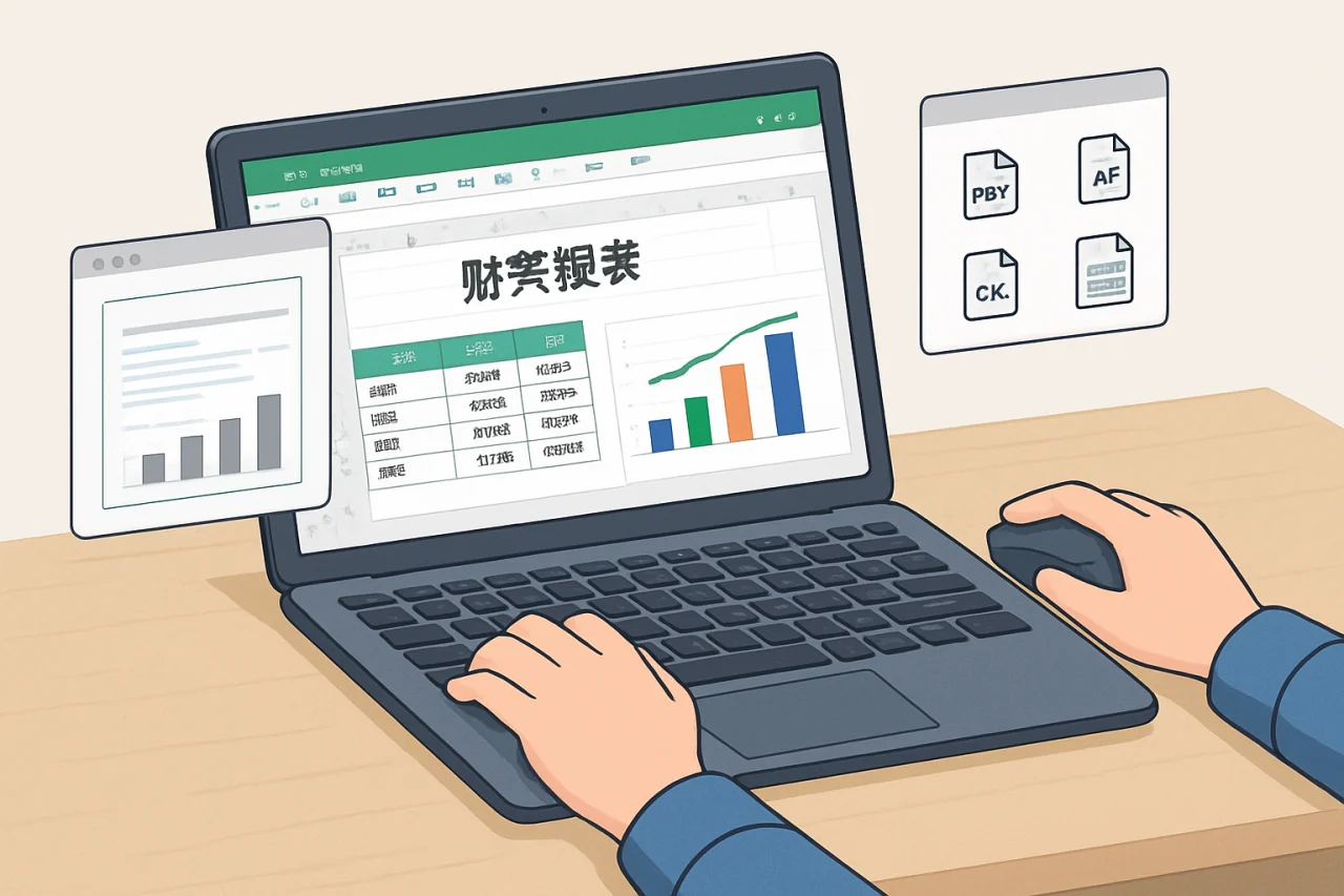 wps表格制作财务报表