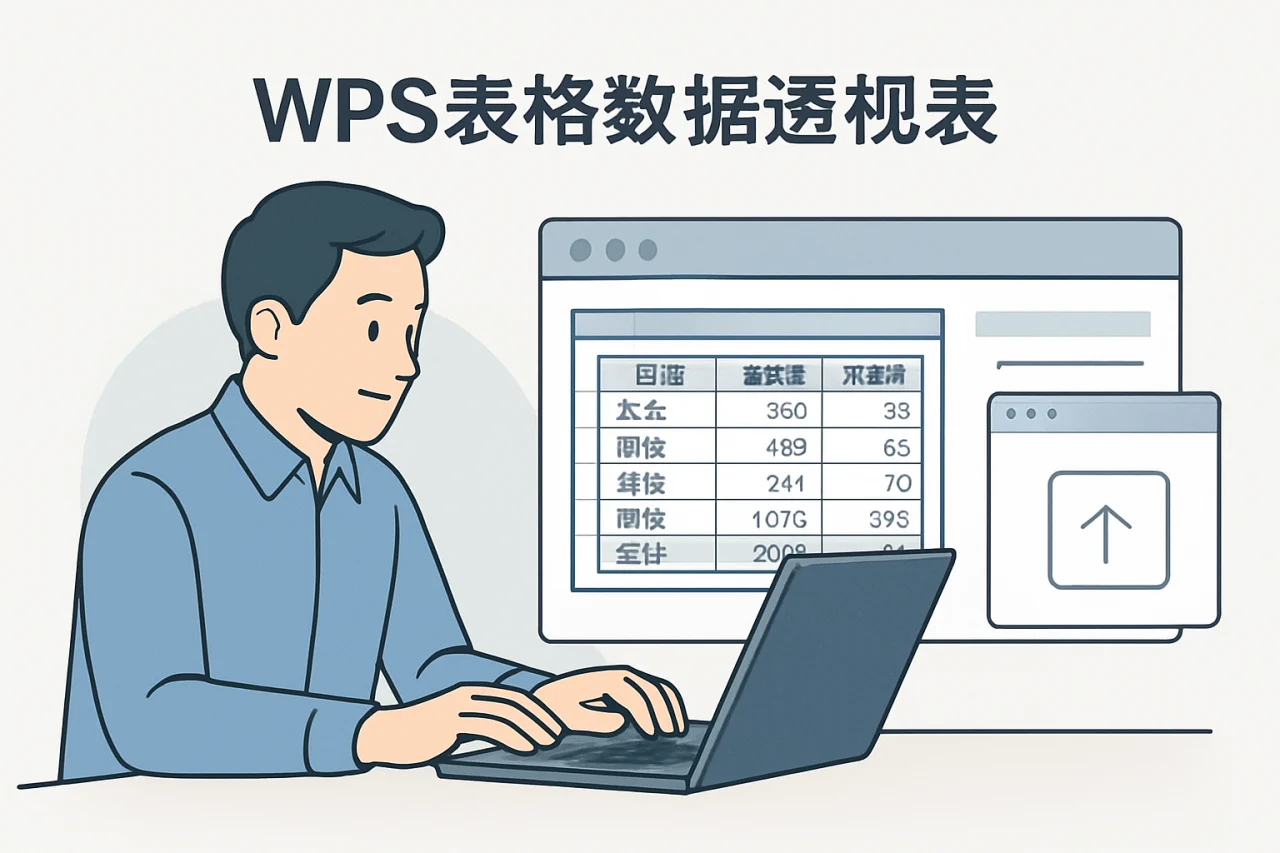 wps表格数据透视表