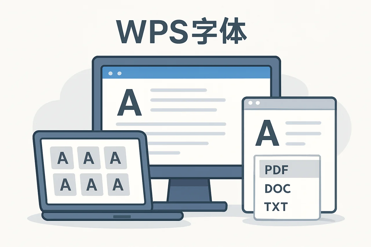 wps字体