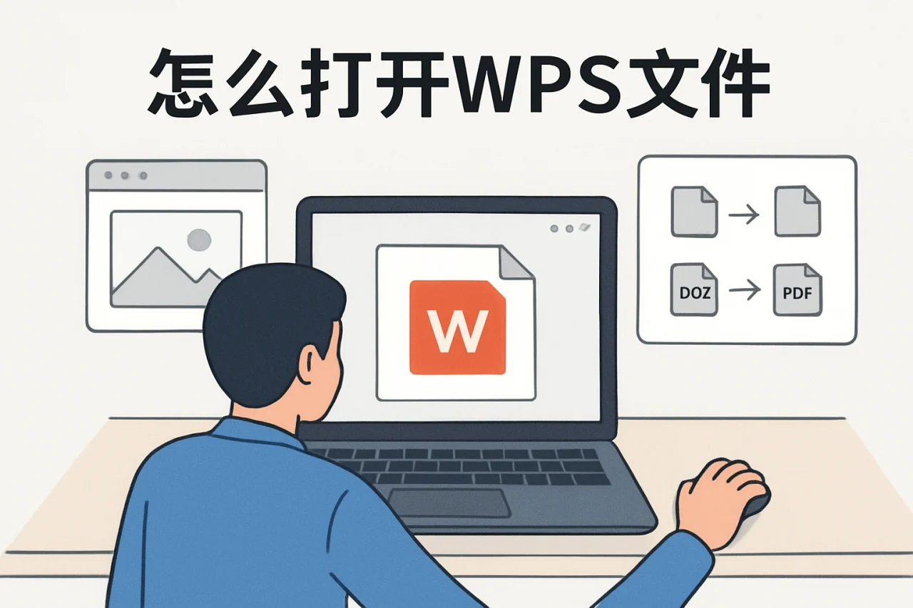 怎么打开wps文件