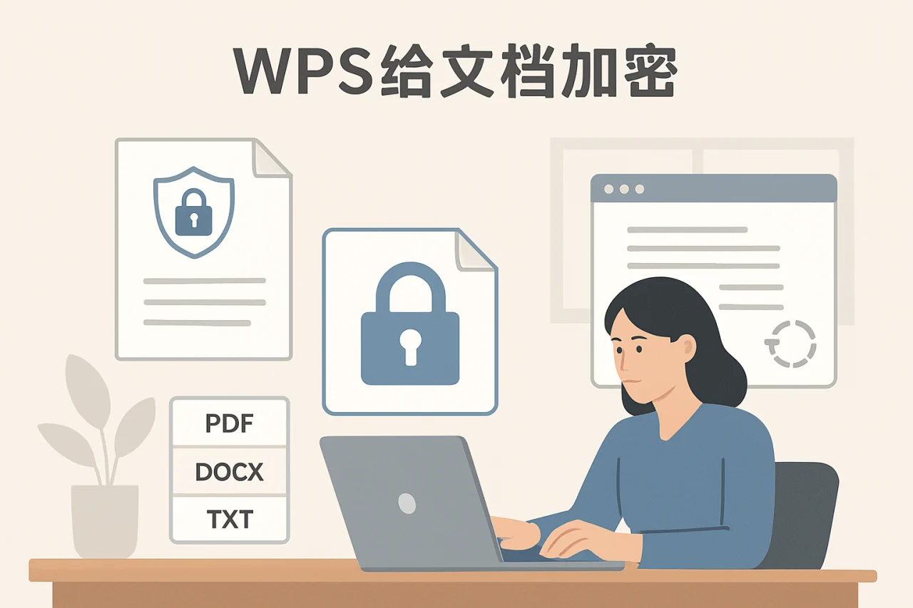 wps给文档加密