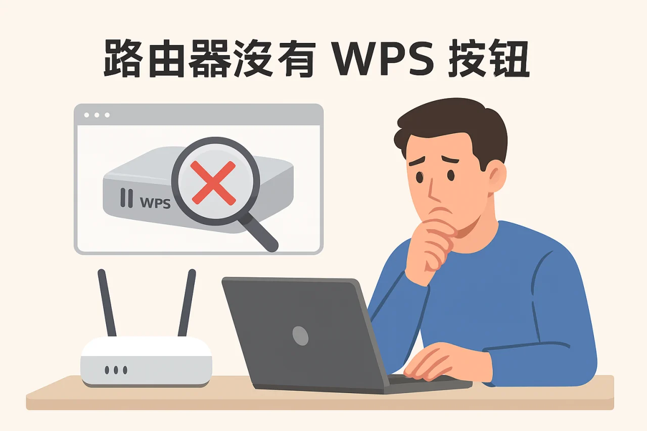 路由器没有wps按钮
