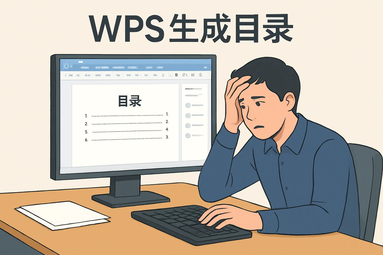 wps生成目录