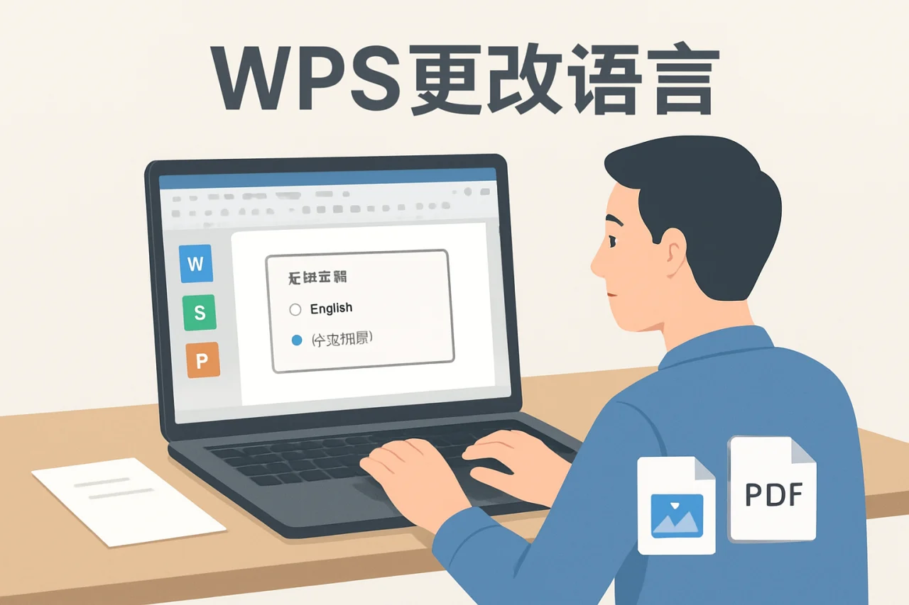 wps更改语言