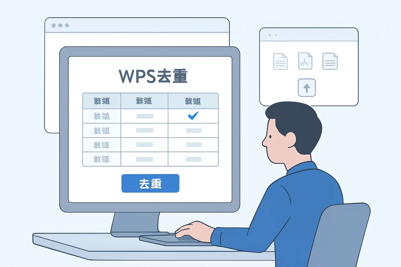 wps去重