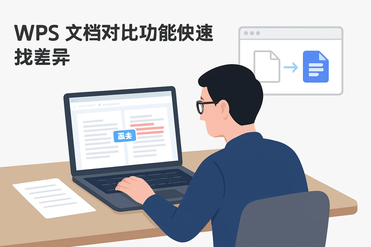 WPS 文档对比功能快速找差异