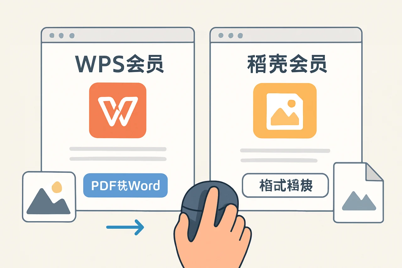 WPS会员与稻壳会员区别