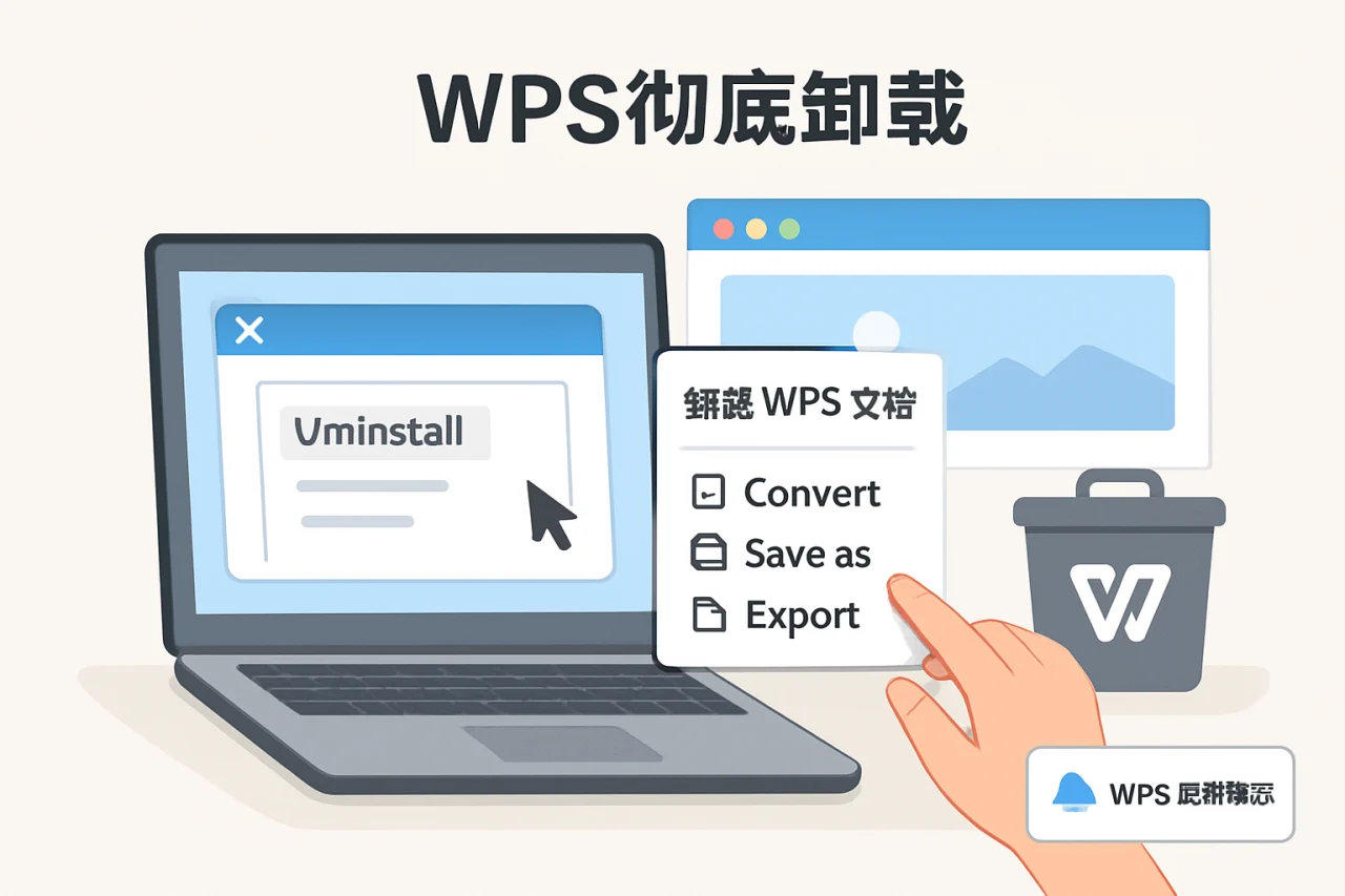 WPS彻底卸载