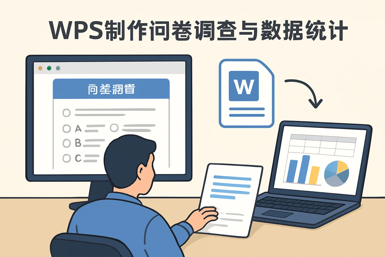 WPS制作问卷调查与数据统计