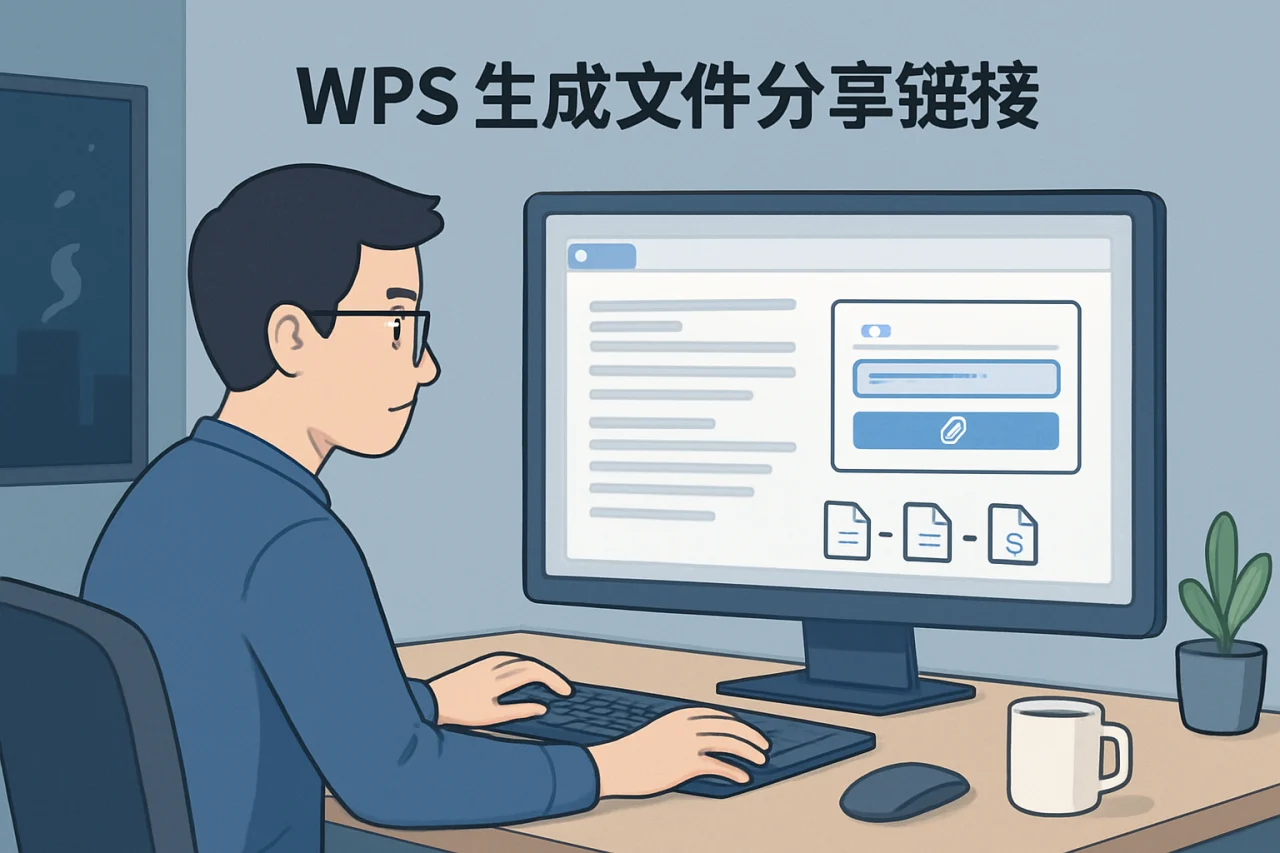 WPS生成文件分享链接