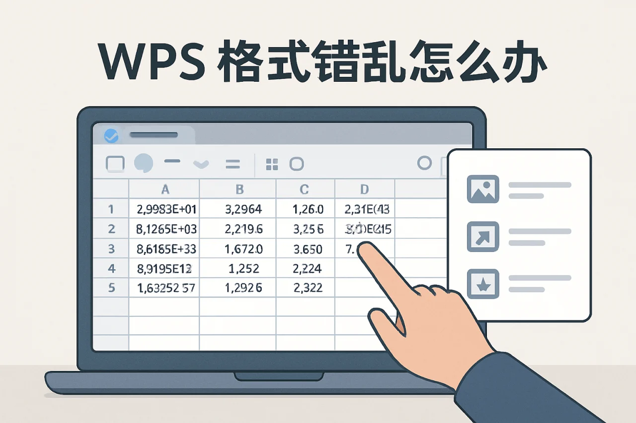 WPS 格式错乱怎么办
