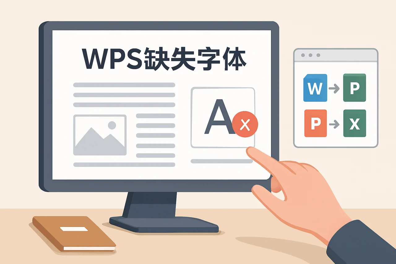 WPS缺失字体