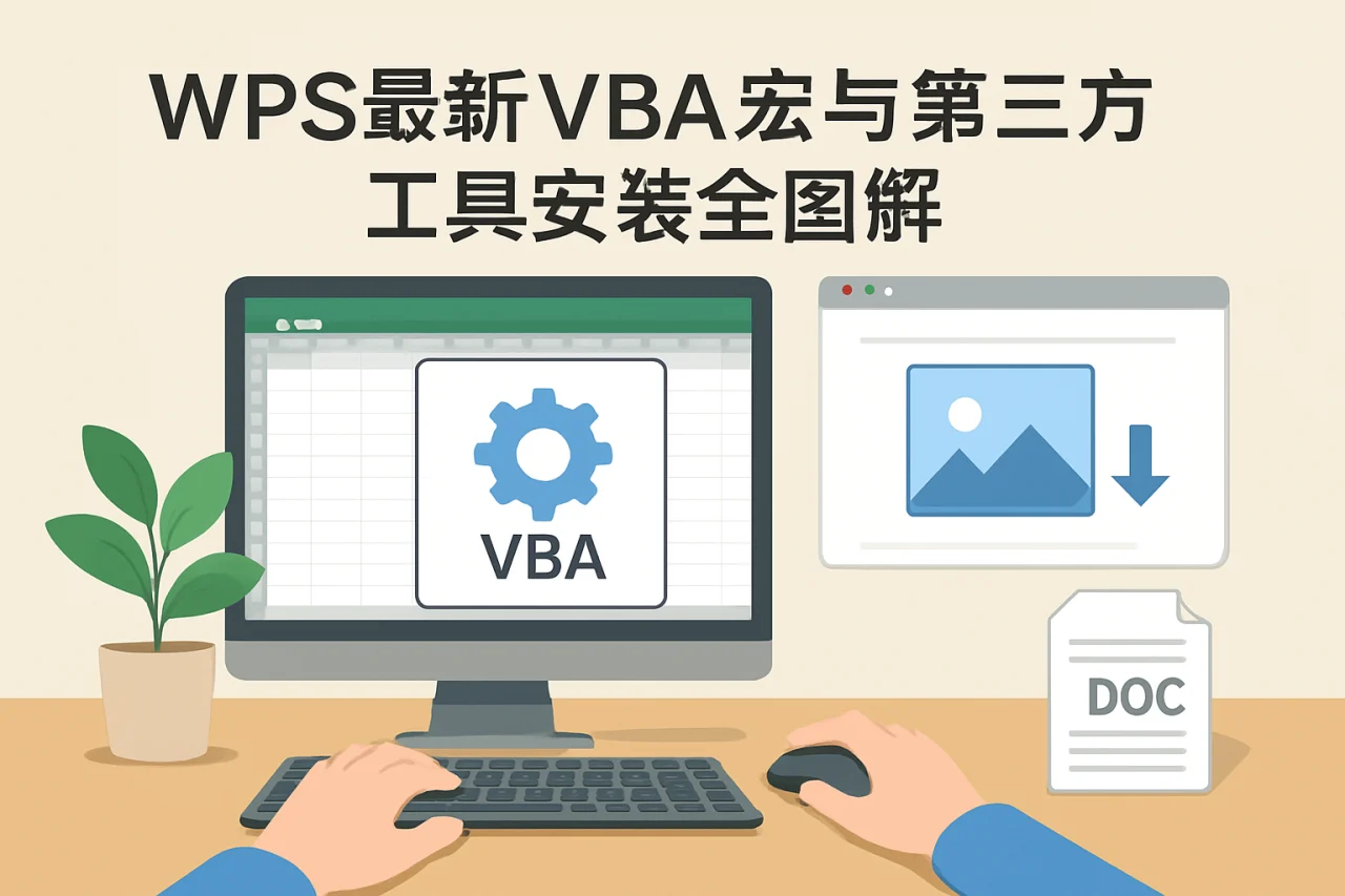 WPS最新VBA宏与第三方工具安装全图解