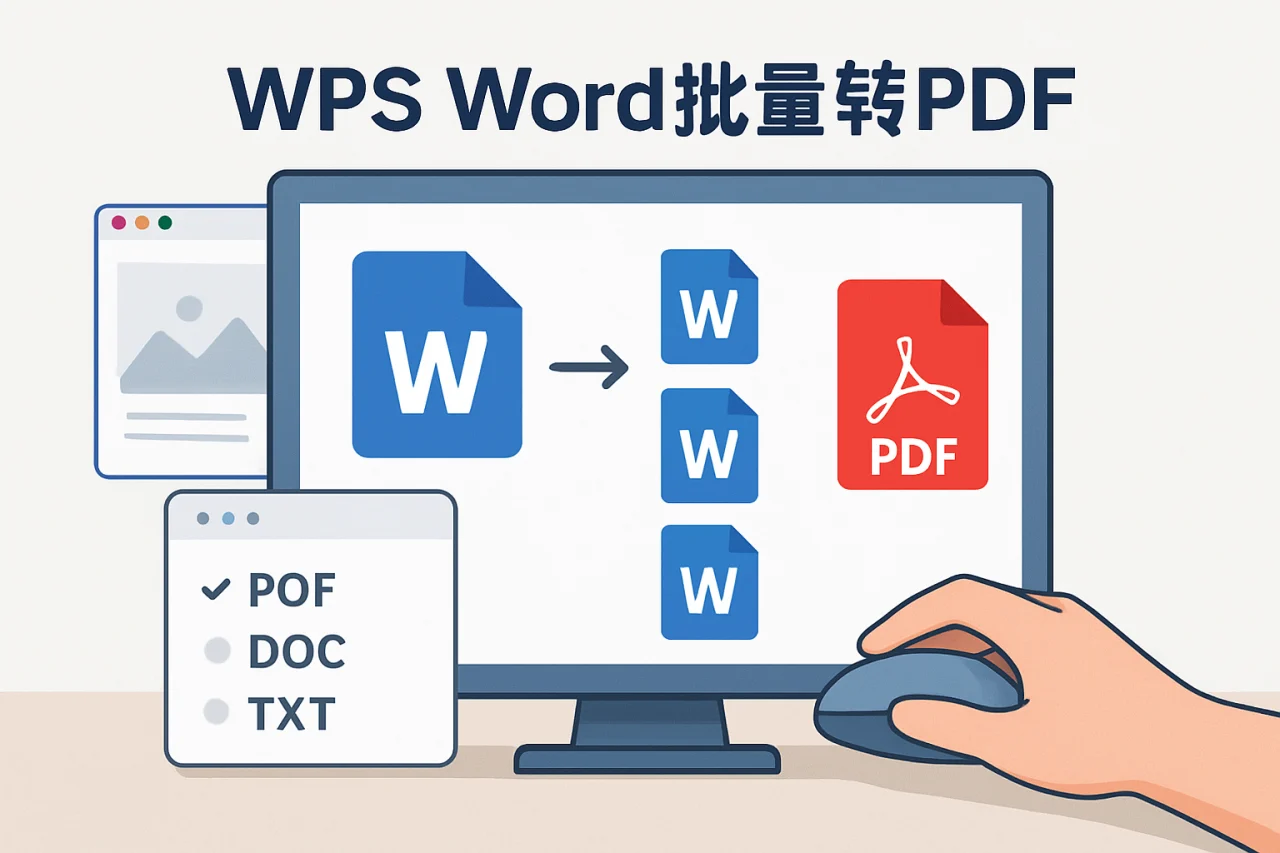 WPS Word批量转PDF