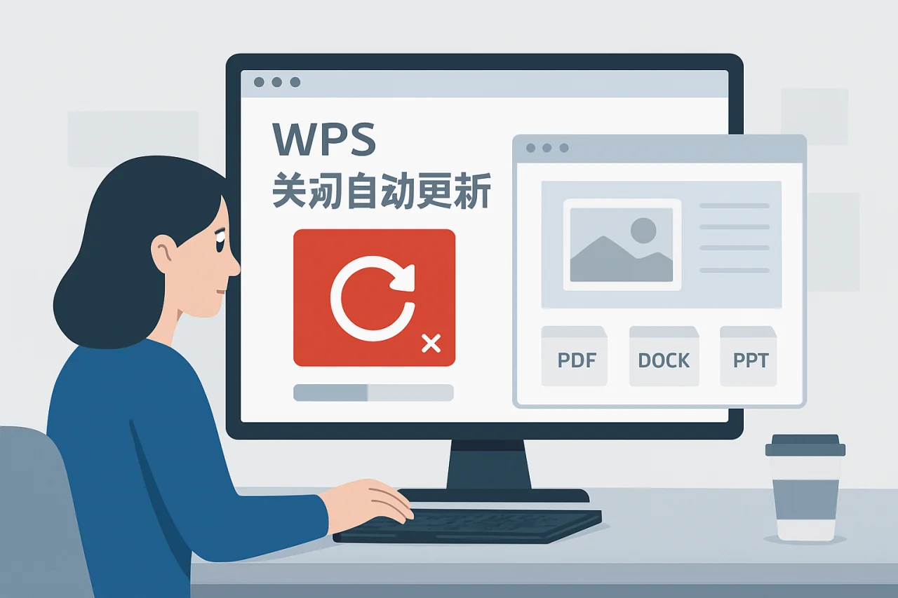 WPS关闭自动更新