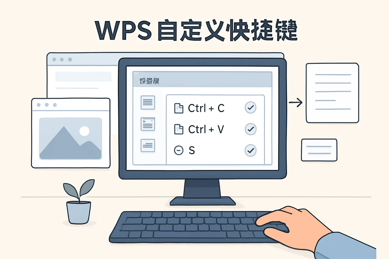 WPS自定义快捷键