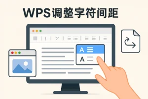 WPS调整字符间距
