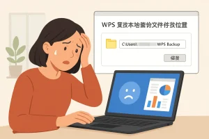 WPS 更改本地备份文件存放位置