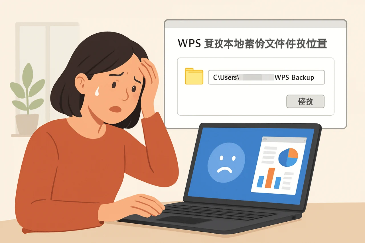 WPS 更改本地备份文件存放位置