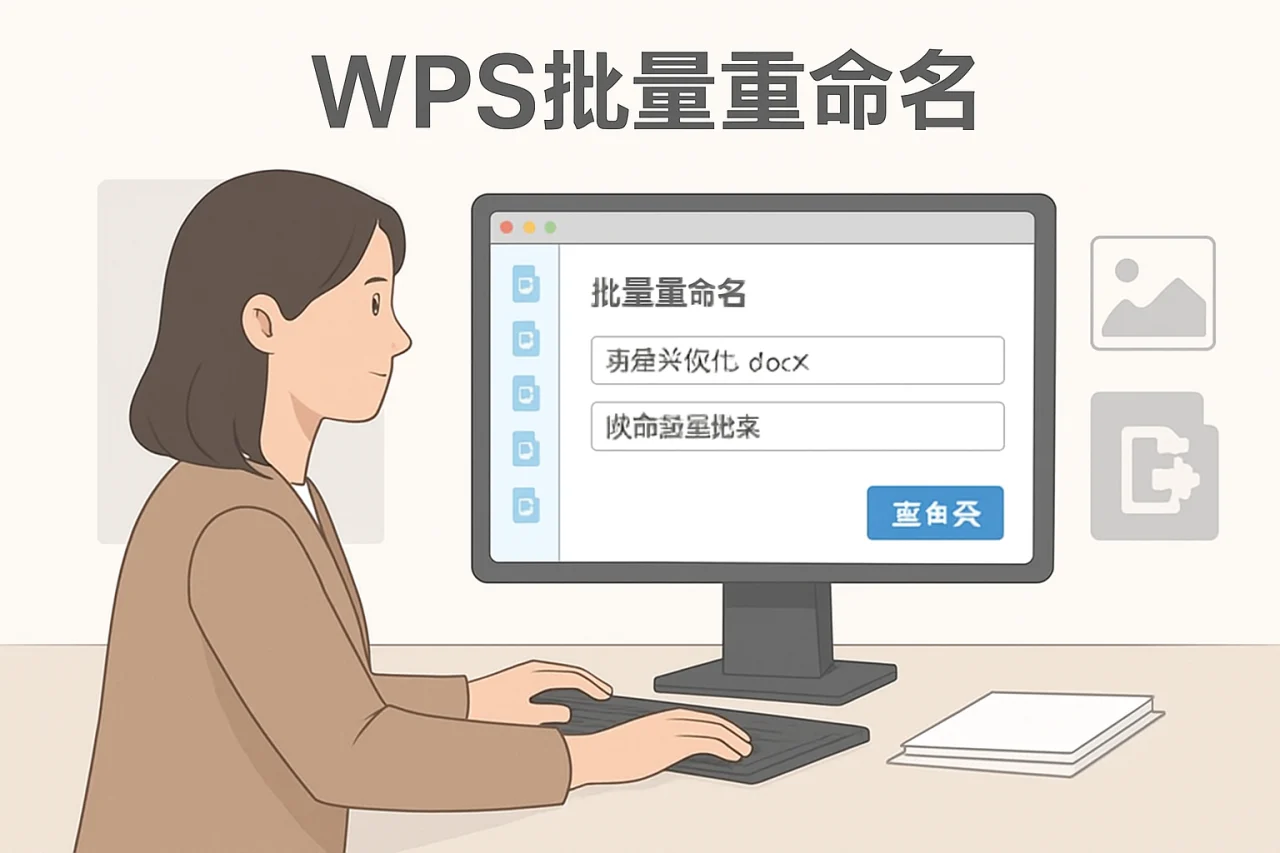 WPS批量重命名