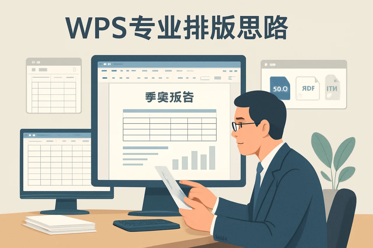 WPS专业排版思路