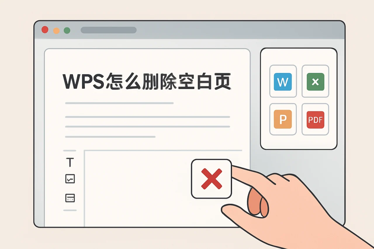 wps怎么删除空白页