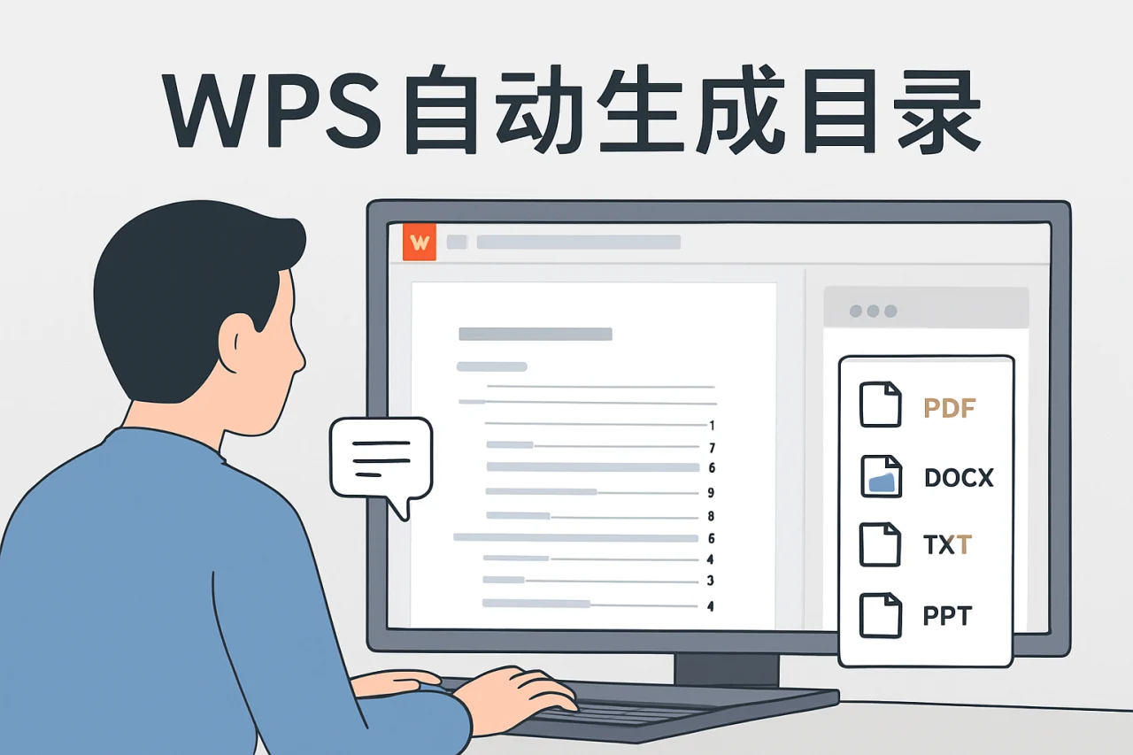 wps自动生成目录