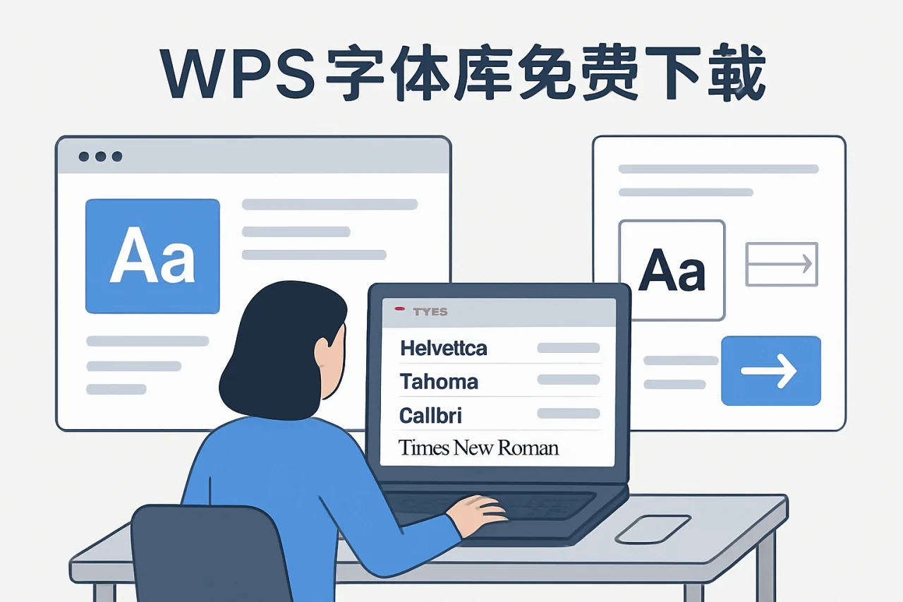 wps字体库免费下载