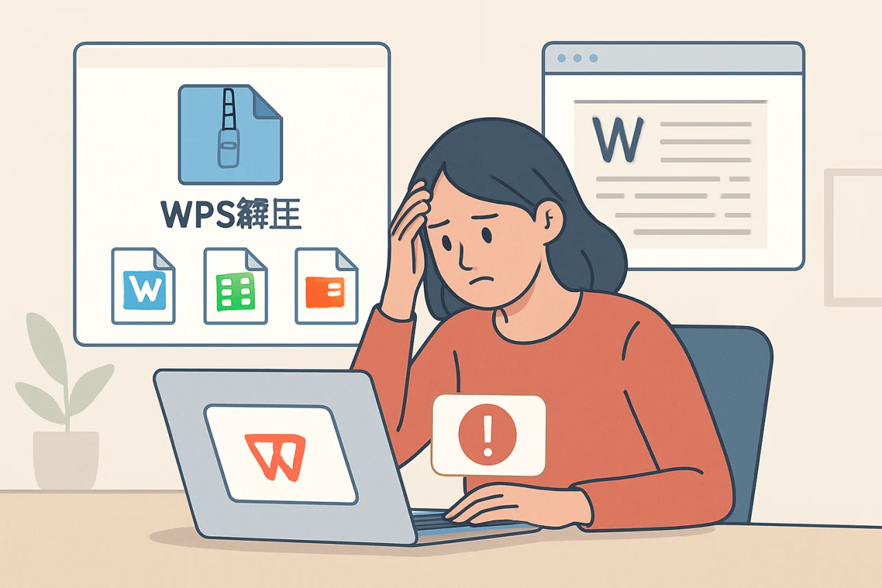 wps解压
