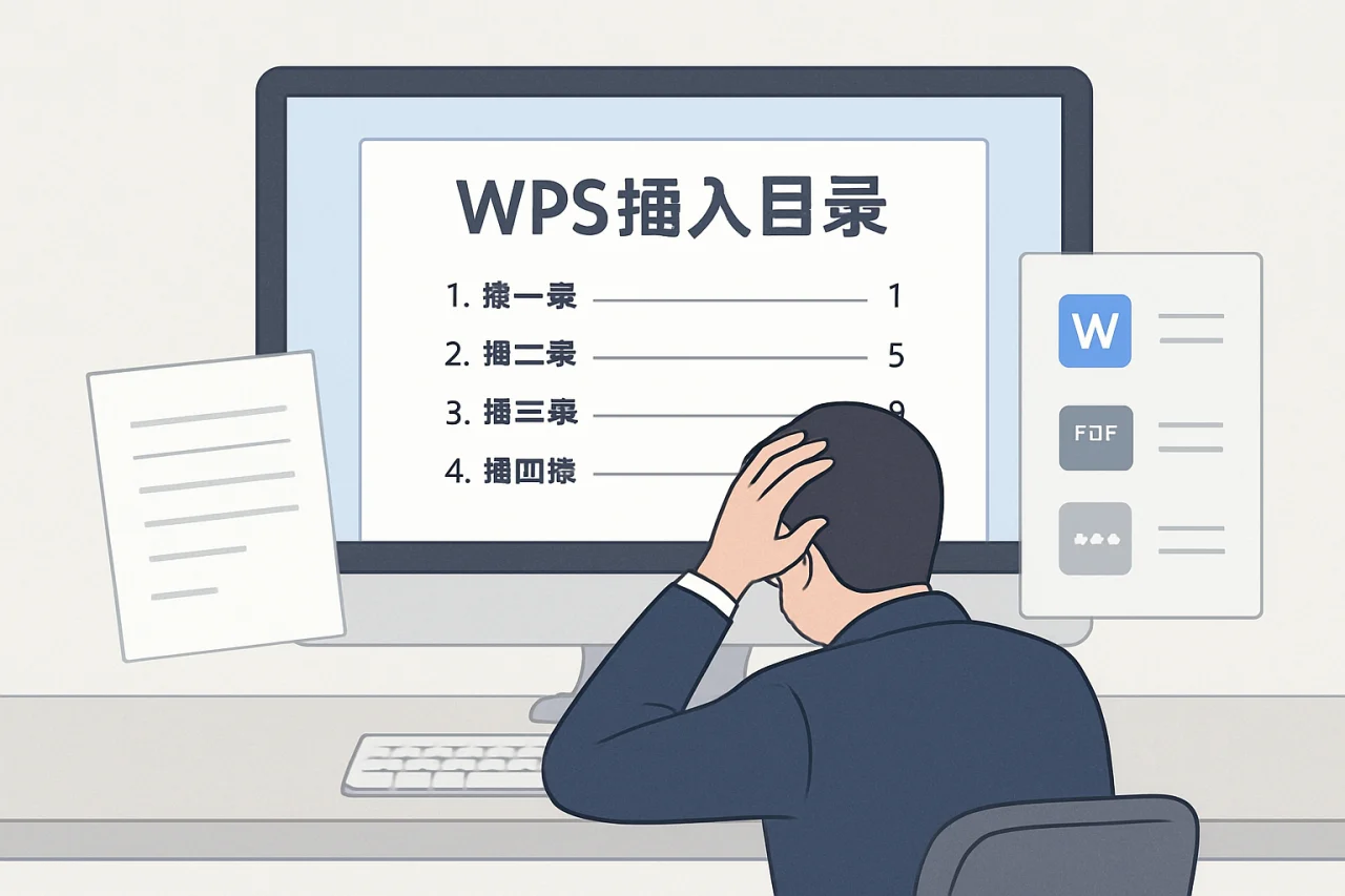 wps插入目录