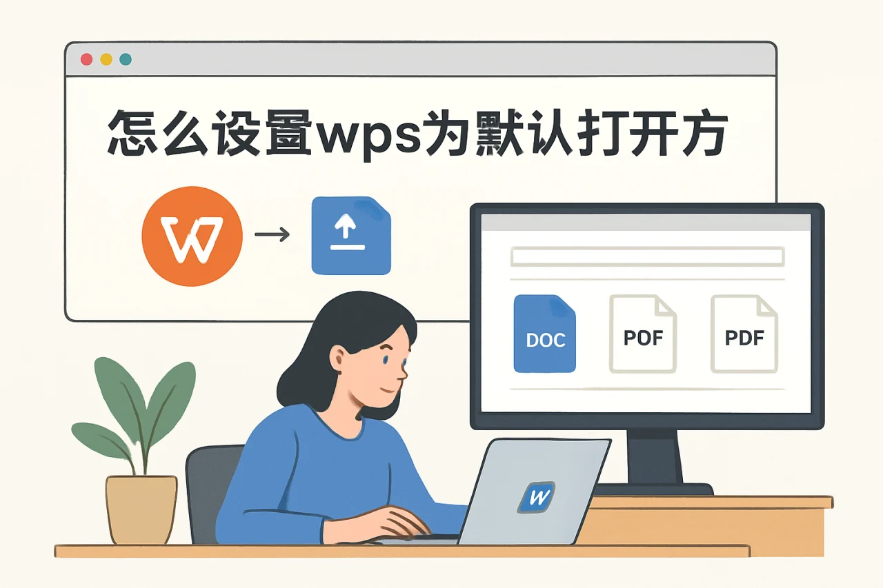 怎么设置wps为默认打开方式